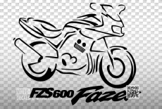 Aufklber Motiv Yamaha FZS Fazer 600  (1997)