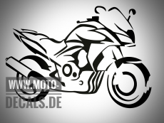 Aufkleber Motiv Honda CBF 1000 F MJ 2012