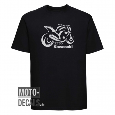 T-Shirt Motiv Kawasaki Z750 (2007)