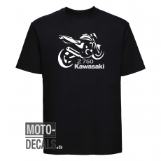 T-Shirt Motiv Kawasaki Z750 (2006)