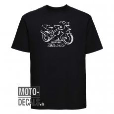 T-Shirt Motiv Suzuki GSX R750 K1-K4