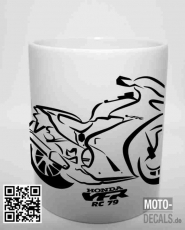 Tasse mit Motiv Honda VFR 650 RC79