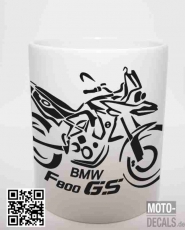 Tasse mit Motiv BMW F800 GS