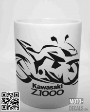 Tasse mit Motiv Kawasaki Z1000 (2013)