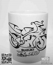 Mug with motif Tasse mit Motiv Suzuki GSX-R 750 K1-K4