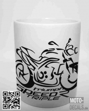 Mug with motif Triumph Speed triple 1050 (2013)