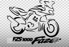 Aufkleber Motiv Yamaha FZS Fazer 1000  (1997)