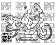 Sticker motif Honda Varadero SD01