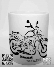 Tasse mit Motiv Kawasaki Vulcan