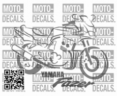 Aufkleber Motiv Yamaha FZS Fazer (2001)