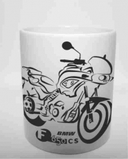 Mug with motif BMW F650 CS Scarver