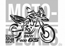 Aufkleber motif BMW  F800 GS (2011)