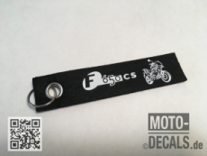 Felt key ring with motif Suzuki RF 600 R