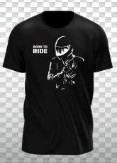 Shirt mit Motiv Born TO RIDE