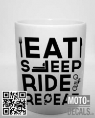 Tasse EAT SLEEP RIDE REPEAT