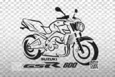 Aufkleber Motiv Suzuki GSR 600