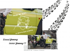 Aufkleber New Jimny: Folge mir nicht..