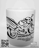 Tasse mit Motiv Honda Super Hawk 996