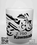 Tasse mit Motiv Kawasaki Z750 (2006)