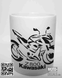 Tasse mit Motiv Kawasaki Z800