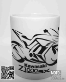Tasse mit Motiv Kawasaki Z1000 SX (2013)