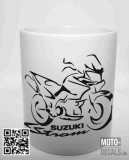 Tasse mit Motiv Suzuki V-Strom