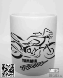 Tasse mit Motiv Yamaha TDM 850