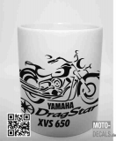 Tasse mit Motiv Yamaha VXS 650 Dragstar